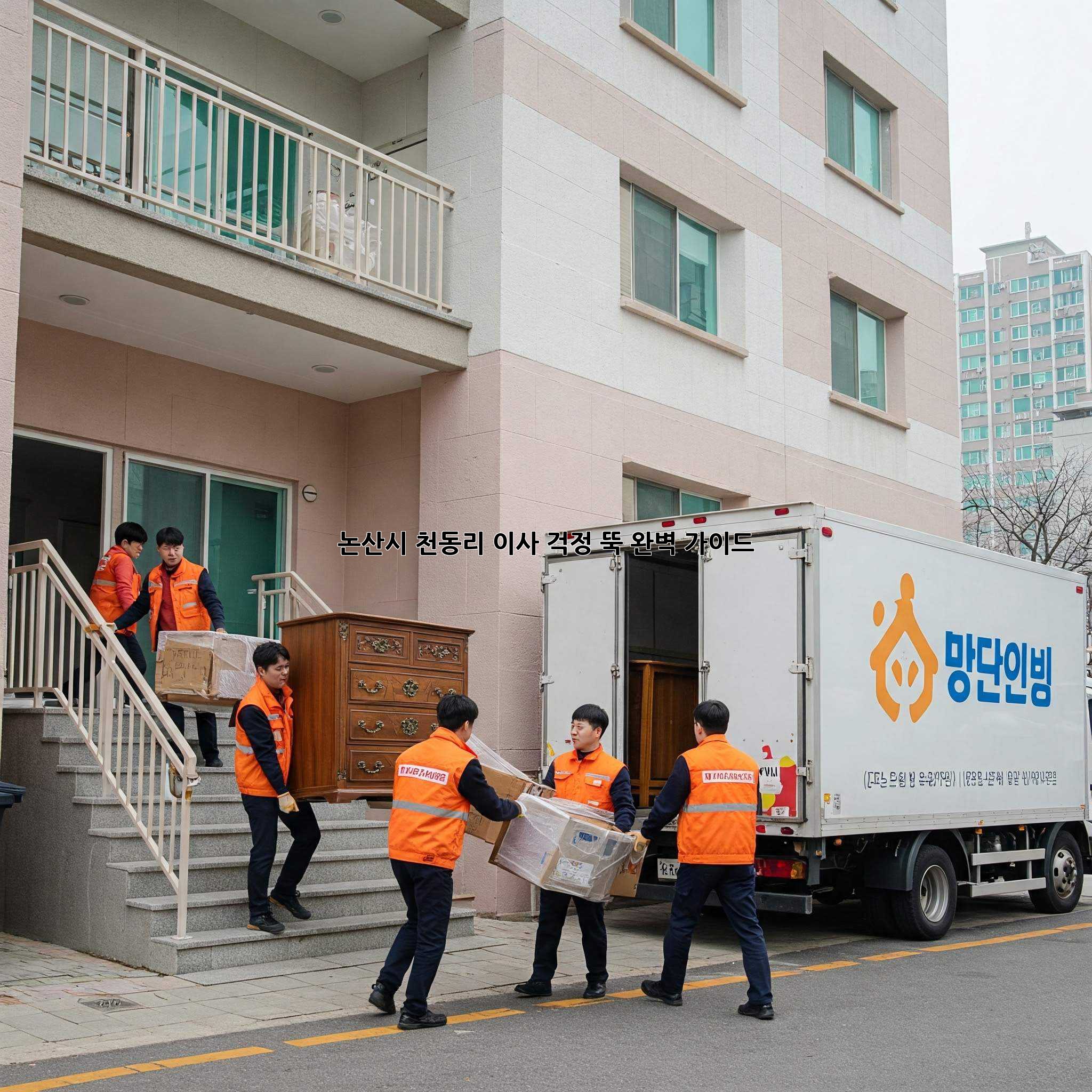 논산시 천동리 이사, 걱정 뚝! 완벽 가이드