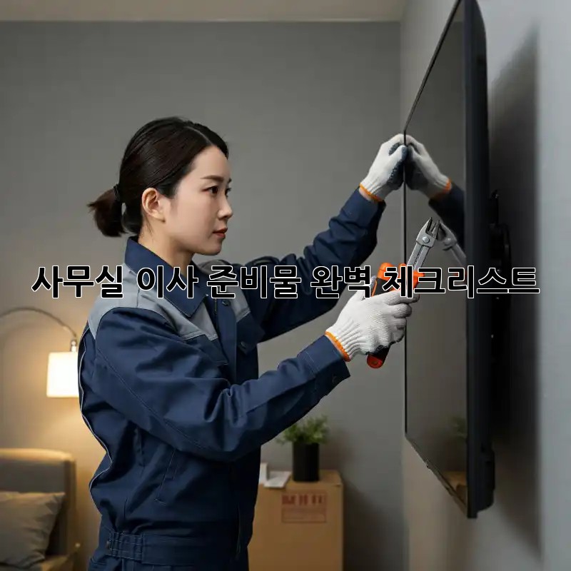 사무실 이사, 준비물 완벽 체크리스트!