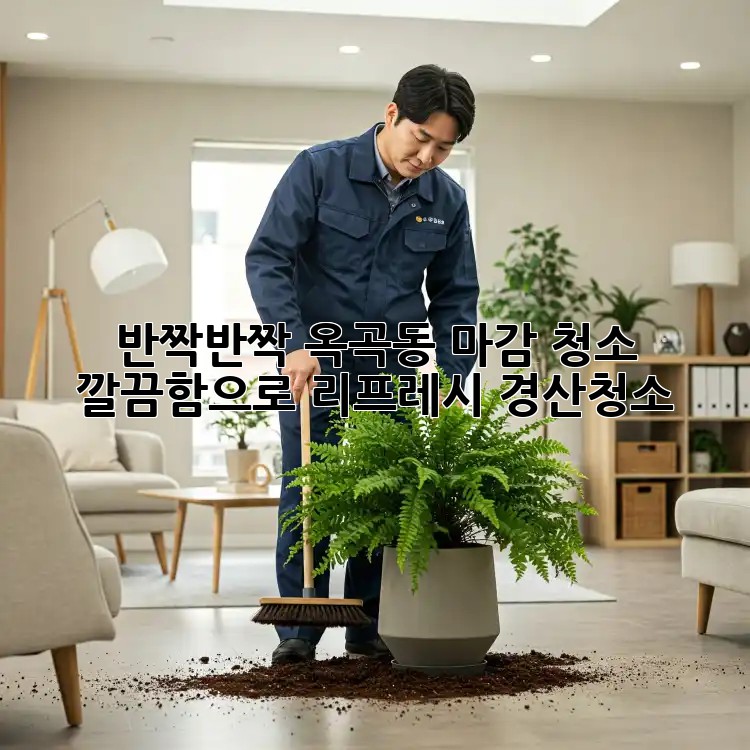 ✨반짝반짝✨ 옥곡동 마감 청소, 깔끔함으로 리프레시! #경산청소