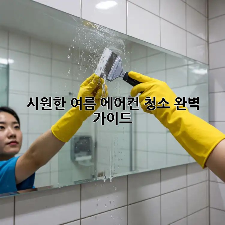 시원한 여름, 에어컨 청소 완벽 가이드!
