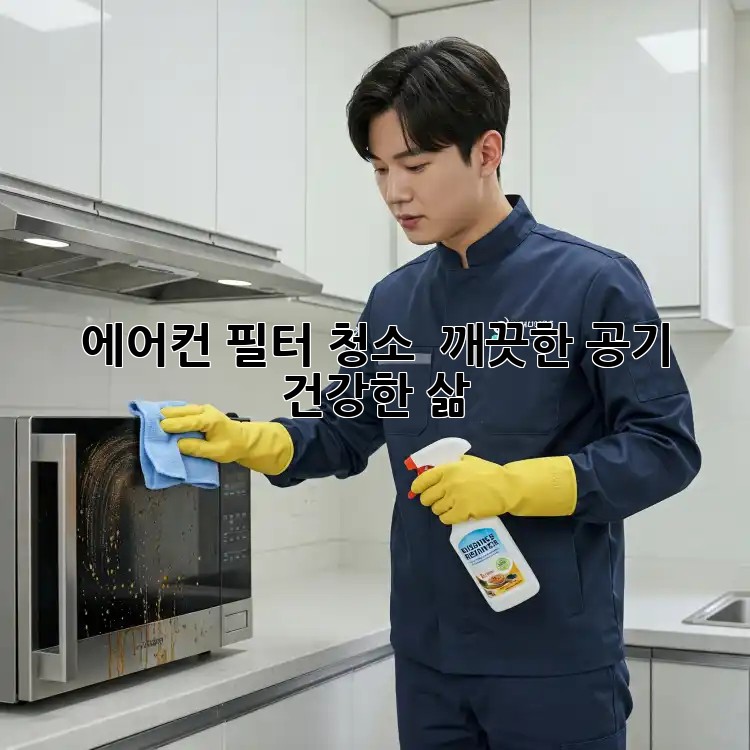 에어컨 필터 청소 : 깨끗한 공기, 건강한 삶